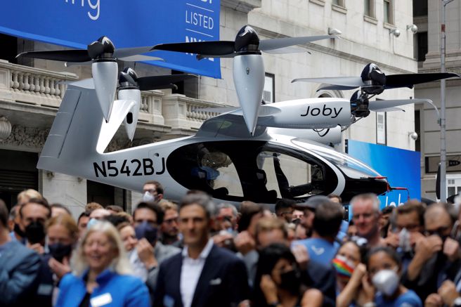 Joby Aviation的飞行计程车。（资料照／路透社）