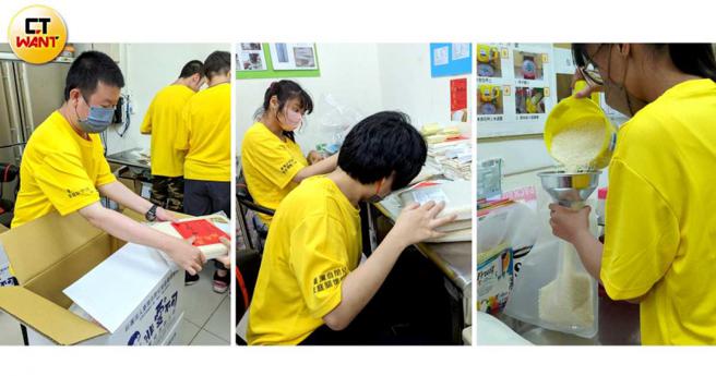 孙爸说「要把公益当生意做」，假设一个孩子的生活费要10元，那10元里至少有7元要自己赚。（图／林冠吟摄）