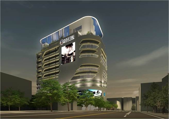 县府也公布中友彰化日夜模拟图，可以看到建筑外观以白色系为主，以环绕向上的线条展现现代建筑风格。(彰化县政府提供／吴建辉彰化传真)