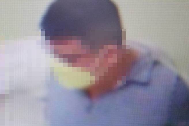 马籍林姓男子，疑似来台当车手取款遭警方逮捕。（警方提供）