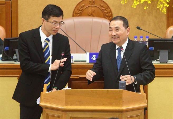 侯友宜表示，中央要加强行政效率。（张铠乙摄）