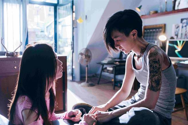 探讨情欲的电影《爱．杀》，把阳靓捧上台北电影奖影后宝座。（海鹏提供）