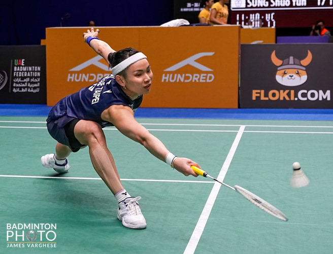 戴资颖晋级羽球亚锦赛女单8强。（Badminton Photo提供）