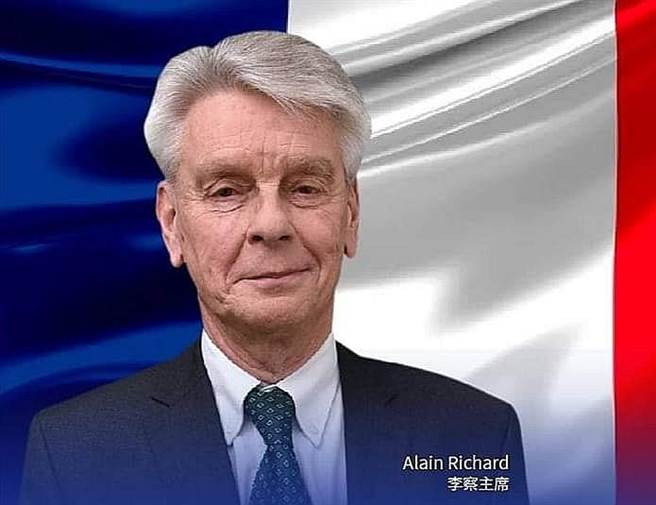 法國參議院副議長李察。(總統府提供)