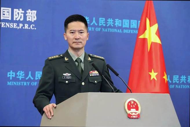 中国国防部发言人谭克非。(中国国防部)