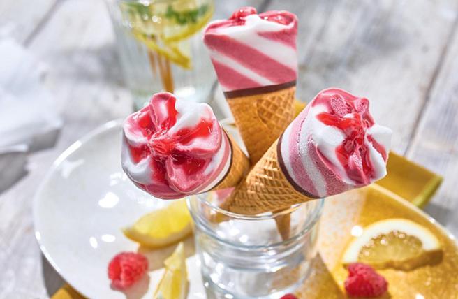 全联Picard柠檬覆盆莓甜心筒6入，特价179元。（大润发提供）