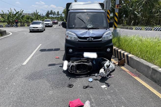 依交通事故统计，机车骑士因未戴安全帽而发生死亡车祸的件数，屏东县高居全国第2。（警方提供／谢佳潾屏东传真）