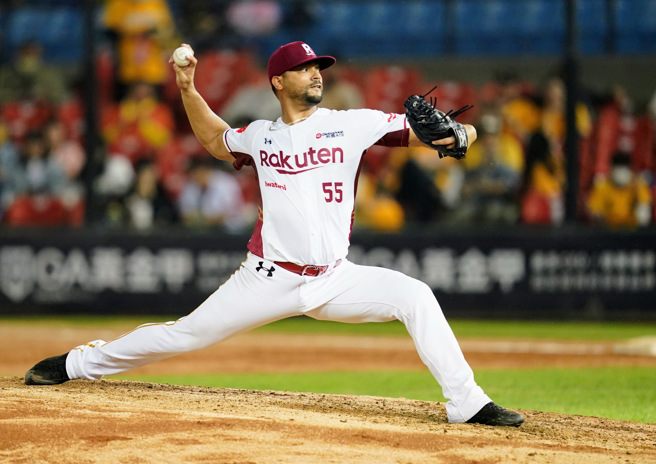 樂天桃猿投手雷法。（樂天桃猿提供）