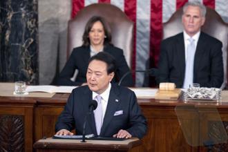 尹錫悅赴美國會演說 強調韓美日須共抗北韓威脅