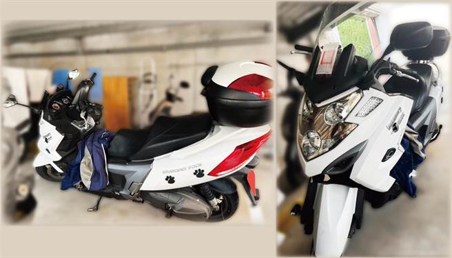 非法刊登房仲广告，红牌重机遭拍卖抵罚款。(屏东分署提供)