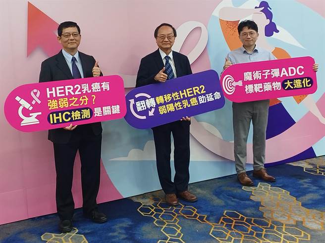 近年针对HER2基因表现较弱的乳癌患者，划分出「HER2弱阳性」新分类，据估计，约5成患者属于这一类，可望多一种精准治疗选择。（王家瑜摄）