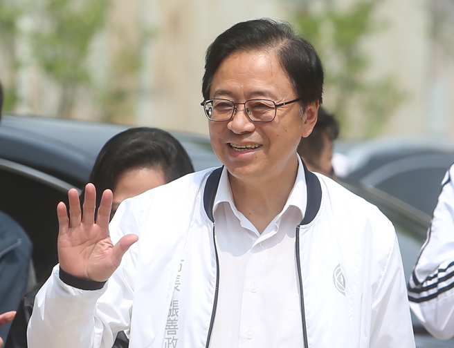 桃园市长张善政。（资料照,陈怡诚摄）