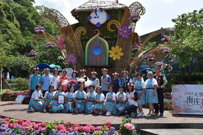 2023南庄花卉节28日上午开幕。（谢明俊摄）