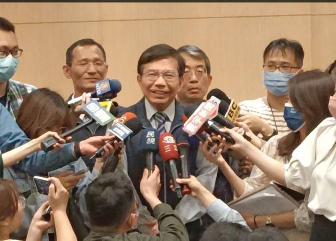 交通部长王国材。（简立欣摄）