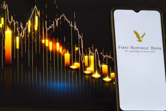 第一共和银行周五股价崩跌逾43%。（示意图/达志影像/shutterstock）