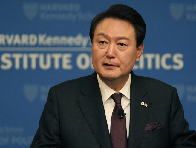 韩国总统尹锡悦。（图／美联社）