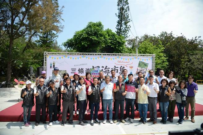 云林县四湖乡三条崙保安林生态园区29日举办启用典礼，四湖乡公所、水利署第五河川局、林业试验所中埔研究中心、云嘉南风景区管理处、云林县政府、三条崙海清宫都出席响应。（周丽兰摄）