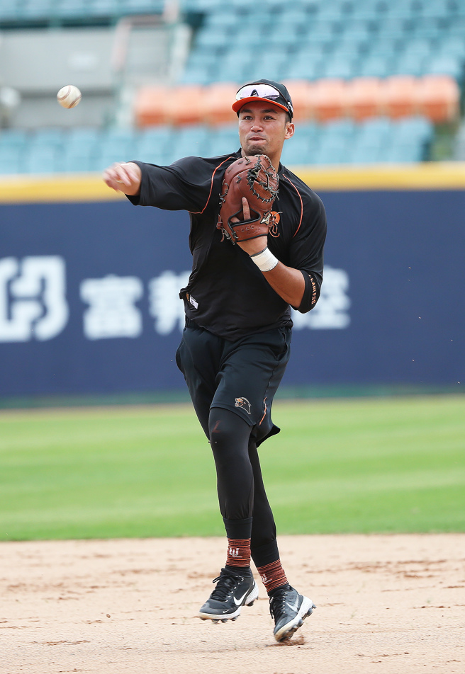 统一狮潘杰楷。（陈怡诚摄）