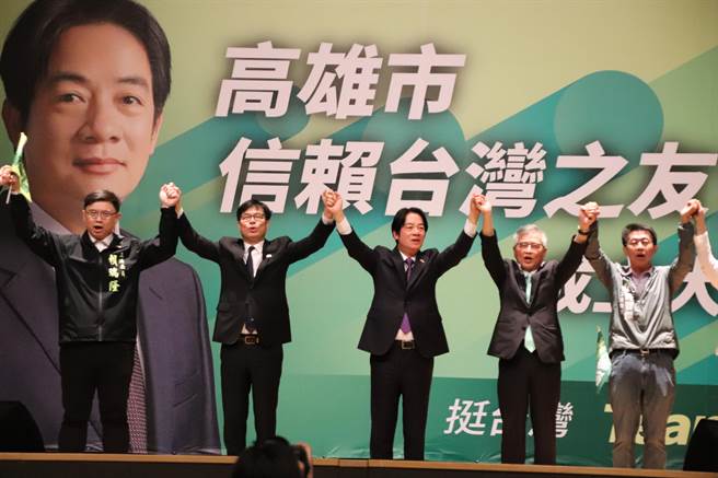 赖清德29日南下高雄参加「高雄市信赖之友会成立大会」，这也是赖清德宣布参选总统后，在高雄举办的首场造势活动。（洪浩轩摄）