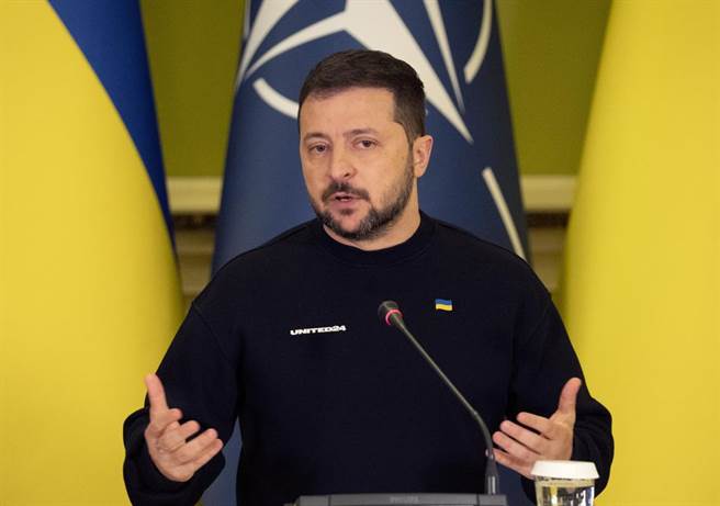 乌克兰总统泽伦斯基（Volodymyr Zelenskyy）。（图／美联社）