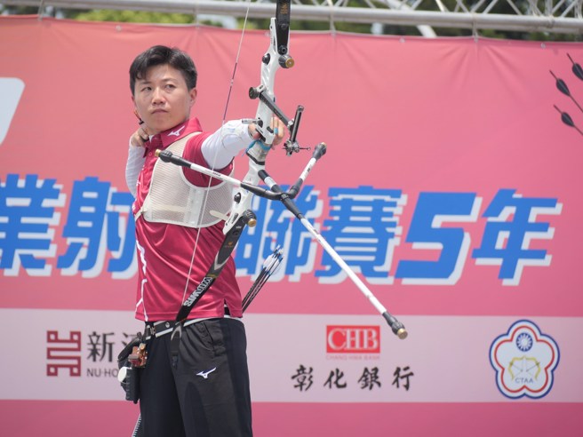 新北凱撒雷千瑩。(中華企業射箭聯賽提供)