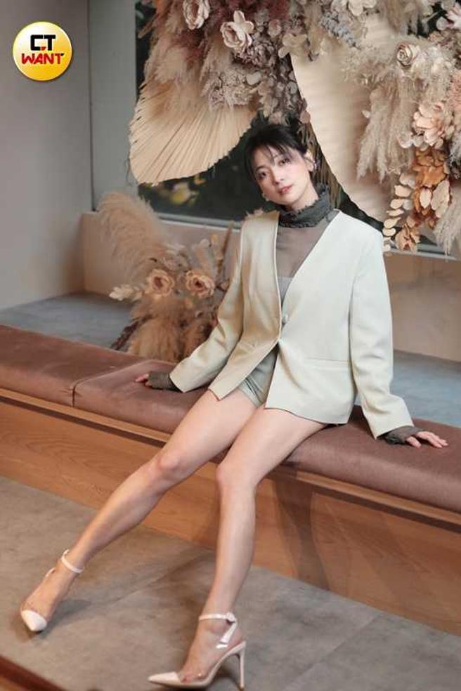 阿喜认为是自己选了想做演员这件事，就要去喜欢去爱它。（图／林士杰摄）