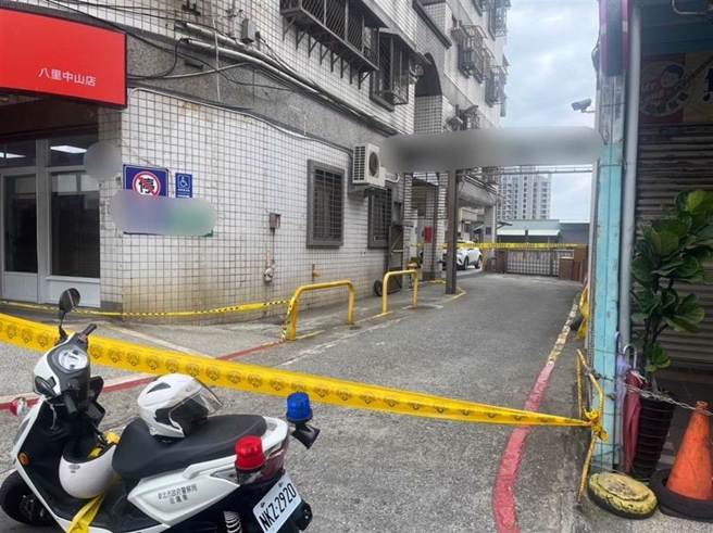 辖区芦洲警方今日获报，称八里区中山路二段传出枪响。(黄敬文翻摄)