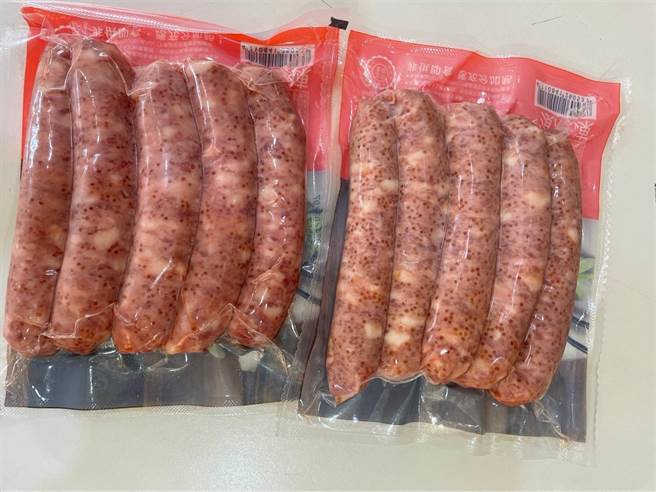 高雄一间香肠专门店日前因生产线员工交接问题，不慎将飞鱼卵香肠里的飞鱼卵误加2次，但店家老板不仅没有责怪员工、报废产品，甚至将「爆量飞鱼卵香肠」优惠回馈消费者。（洪浩轩摄）