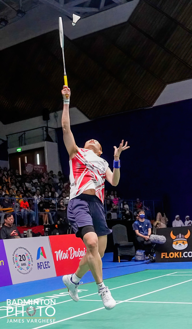 戴资颖收下2023羽球亚锦赛女单金牌。（Badminton Photo提供）