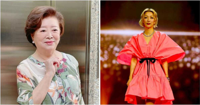 郑秀文去年底曾来台拍摄短片，并与陈淑芳合作。（合成图／取自陈淑芳、郑秀文脸书）