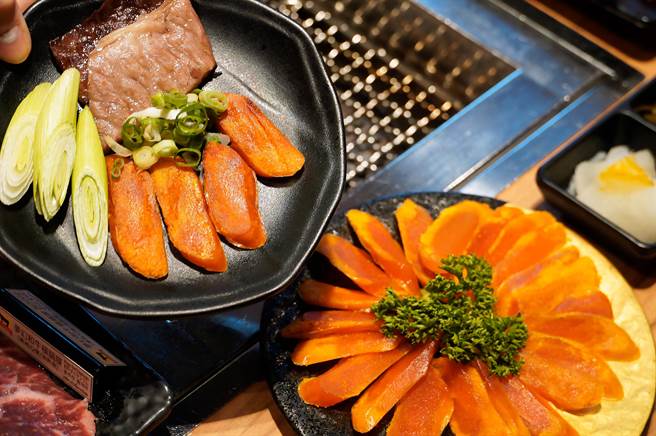 烧肉ChaCha消费满额就送乌鱼子。（马辣集团提供）