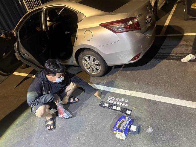 林姓毒虫赶毒趴，在益民路安亲班门口狠撞双载师生，造成女老师不治学生骨折。(戴志扬翻摄)