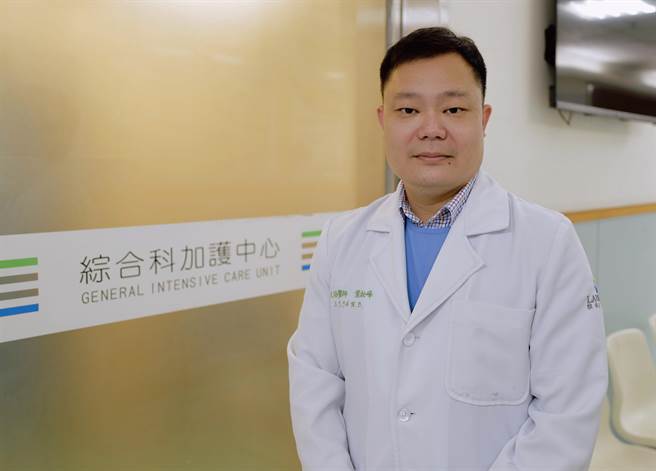 医师叶松峰提醒，欲从事激烈、高强度活动，须循序渐进提升强度以维运动安全。(联新国际医院提供／吕筱蝉桃园传真)