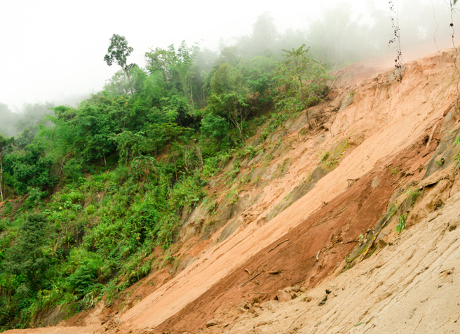 越南北部高平省近日因为大雨引发土石流。（示意图／shutterstock）
