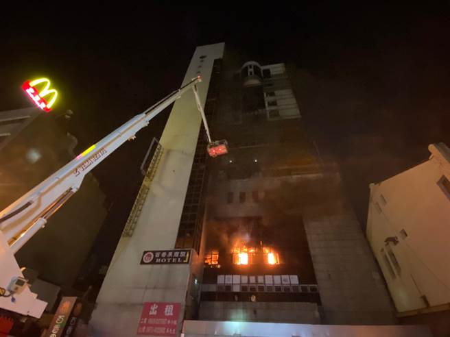 彰化市乔友大楼2021年6月发生大火，酿国内防疫旅馆最严重火灾事故。（资料照片）