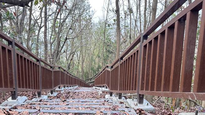 包含观景台、步道、凉亭、排水设施和入口意象都焕然一新 。（东山区公所提供／张毓翎台南传真）