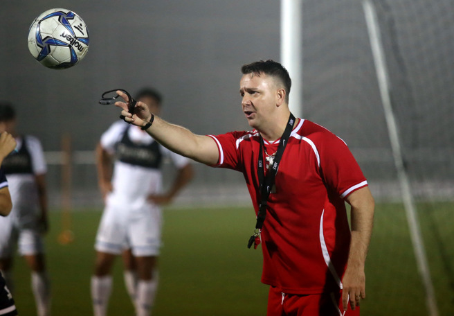 「神奇教頭」蓋瑞懷特鳳還巢接掌中華男足兵符。（本報資料照片／李弘斌攝）