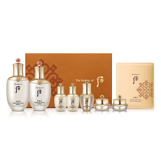 SOGO plus復兴馆Whoo后天气丹华炫美肌礼盒，特价7500元。（SOGO提供）