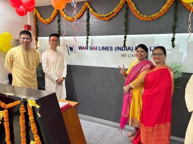 萬海深耕印度市場，市占率居前三名。（圖／萬海航運）