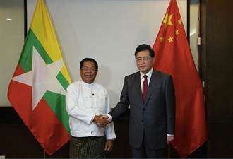 與緬甸外長丹穗會談 秦剛：共同推動中緬孟經濟走廊建設