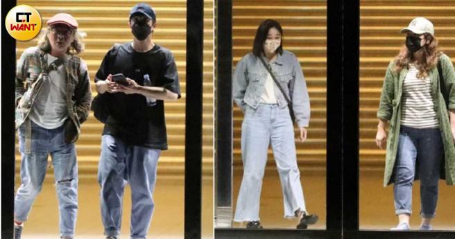 聊到凌晨张文绮和陈汉典才各别与友人一起步出店外准备返家。（图／本刊摄影组）