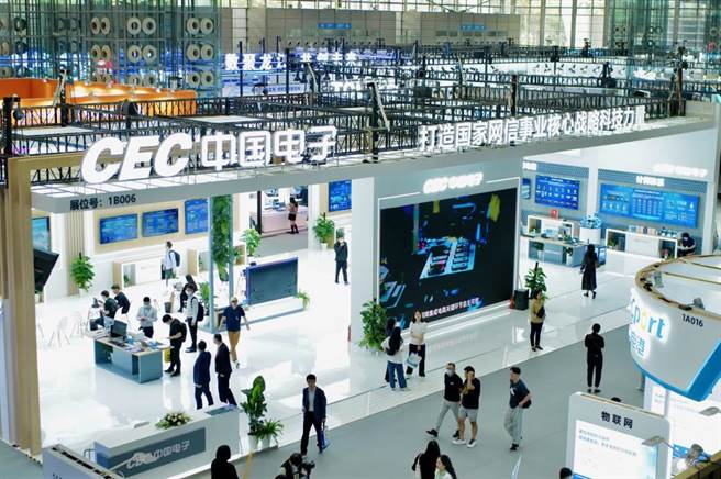图为第11届中国电子信息博览会（CITE2023）在大陆深圳会展中心举办。（中新社资料照片）
