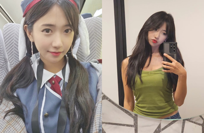 韩国知名实况主「企鹅妹Jinny」（柳允进）近日开始「徒步环台」之旅。（图／翻摄自yyj0728 IG）