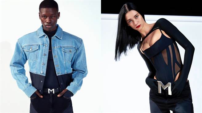 H＆M与Mugler联名系列将于5月11日在H＆M台北微风松高店和网路商店限量发售。（H＆M提供）