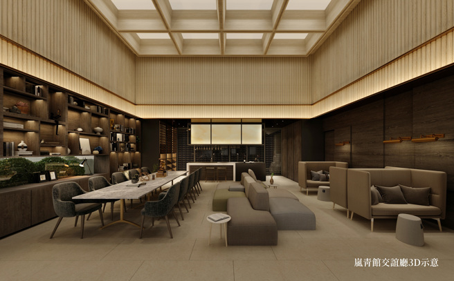 鉅陞建筑团队对于公设规划坚持「美感」与「机能性」兼具。(图/业者提供)