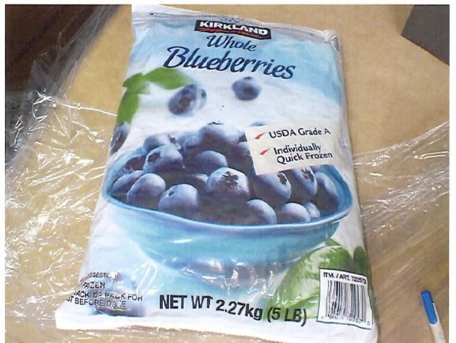 好市多接连验出冷冻综合莓果、蓝莓有A肝病毒。（图／食药署提供）