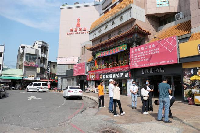 解决云林县北港朝天宫周边交通问题，云林县政府与地方研议2方案。（张朝欣摄）