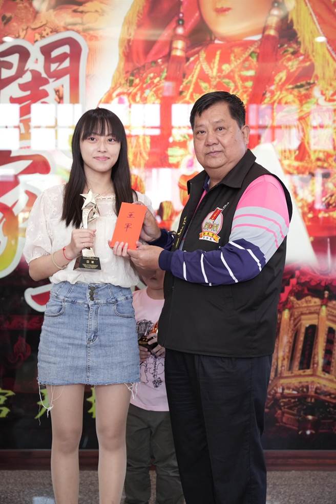 蔡德妮拿到亚军。（骆调彬提供／李京升苗栗传真）