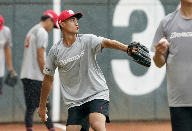 味全龙森荣鸿。（味全龙提供）