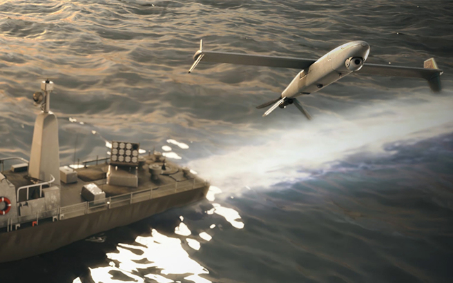 微型哈洛普（MIni Harop）航程50公里，战斗部载荷3公斤。（IAI）